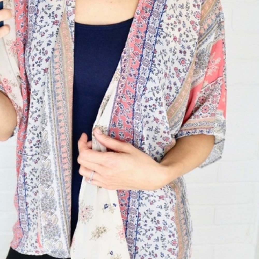 🌵 Liberty Love | Lightweight mixed floral kimono